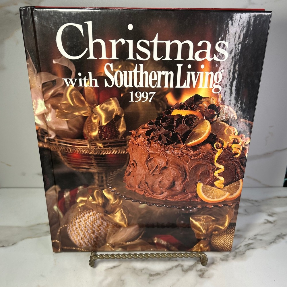 Christmas Southern Living 1997 Hardcover Cookbook Holiday Decor Oxmoor House